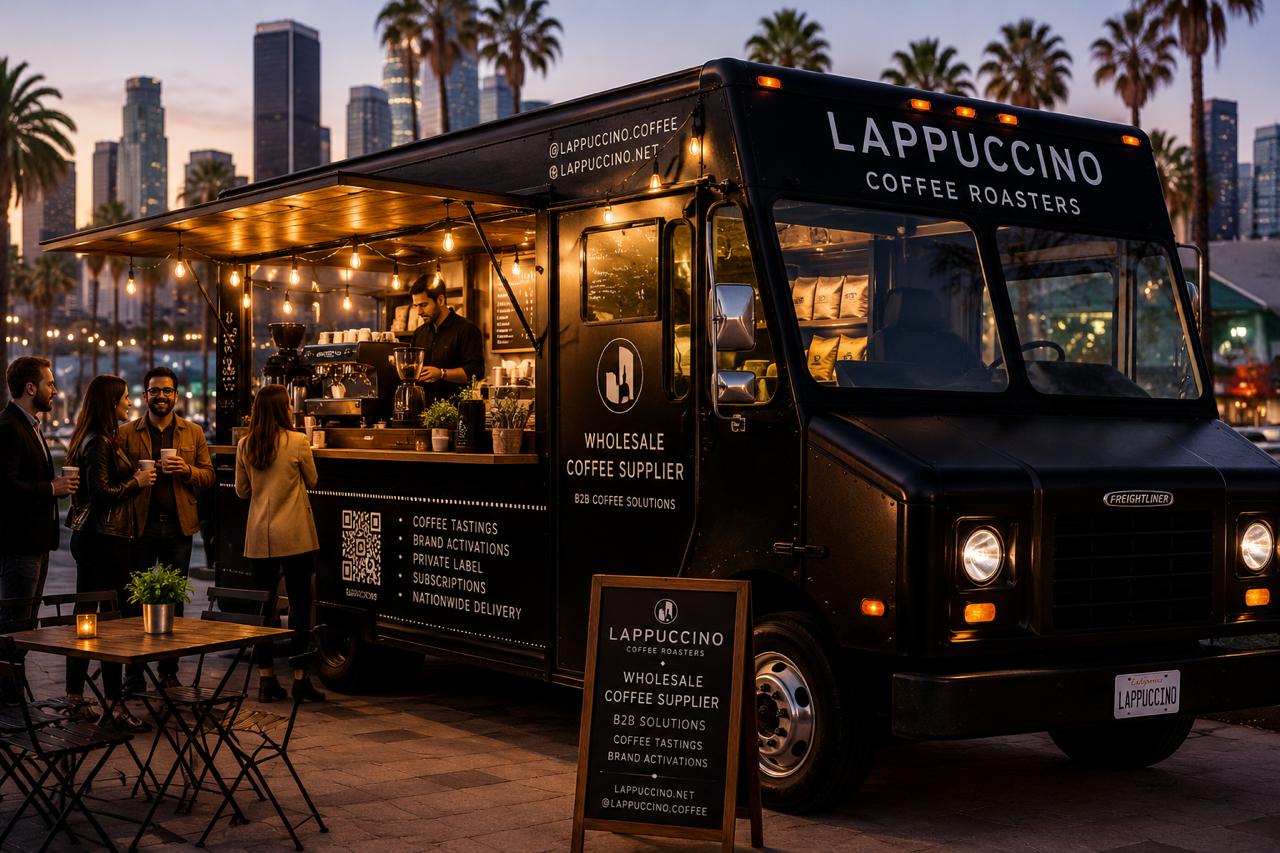 Lappuccino mobile coffee truck